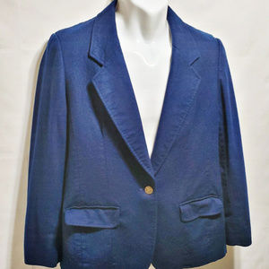 Pendleton Blue 100% Pure Virgin Wool USA Blazer